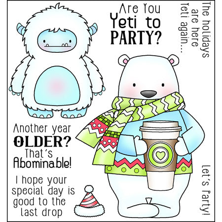 Yeti To Party Stamp Set