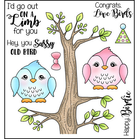 On a Limb Stamp Set