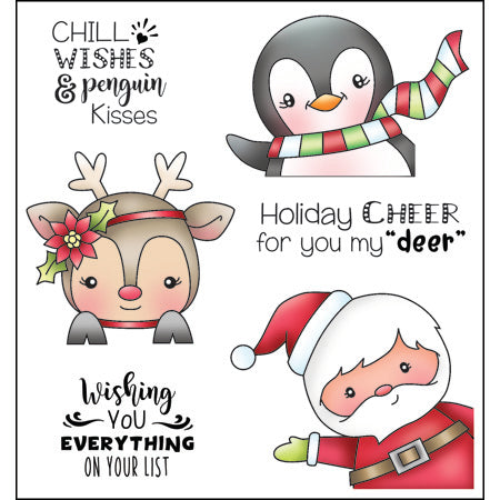 Peekin' Polar Pals Stamp Set