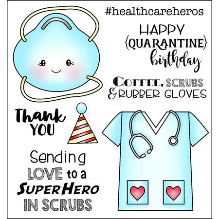 Scrubs Hero Stamp Set