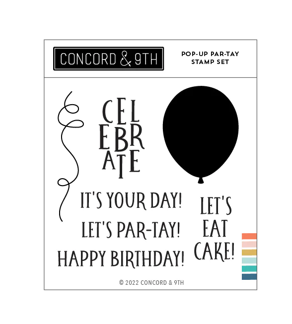 Pop-Up Par-Tay Stamp Set