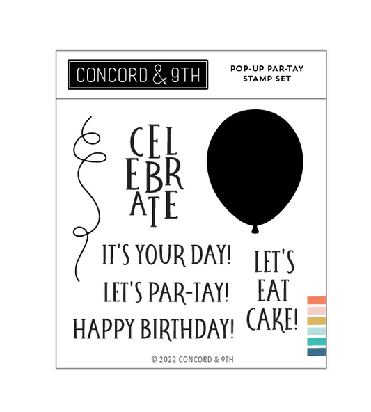 Pop-Up Par-Tay Stamp Set