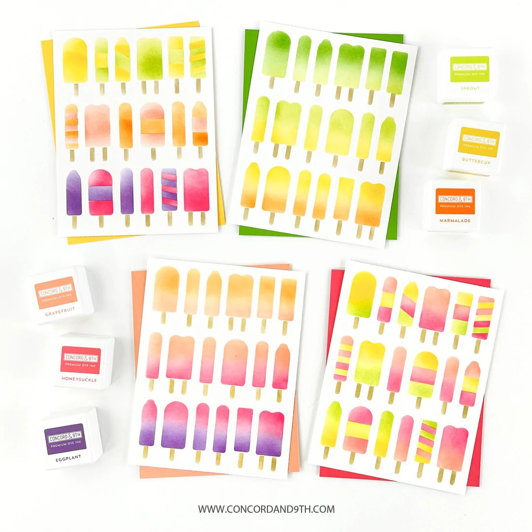 Popsicle Party Stencil Set