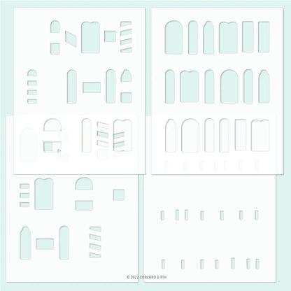 Popsicle Party Stencil Set