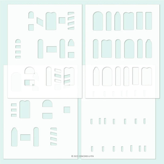 Popsicle Party Stencil Set