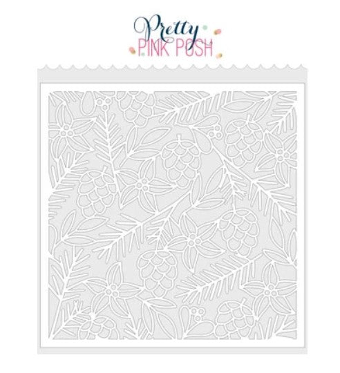 Christmas Background Stencil