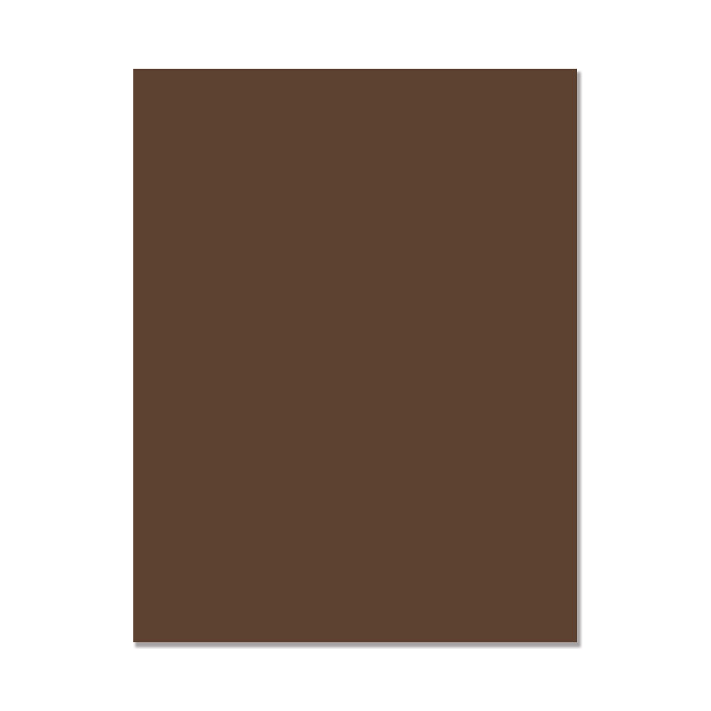 Hero Hues 8.5x11 Cardstock Chestnut