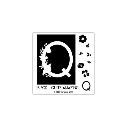 Monogram Collection "Q" Stamp Set