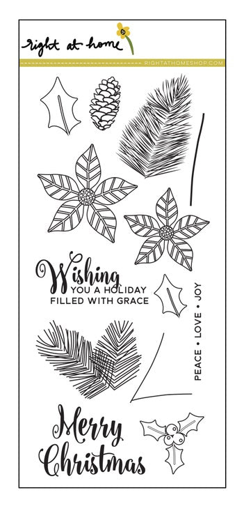 Christmas Foliage Stamp Set