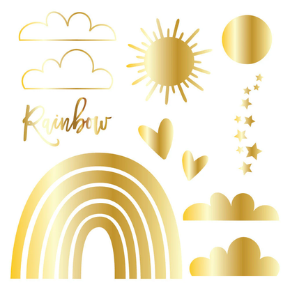 Rainbow Hot Foil Plate