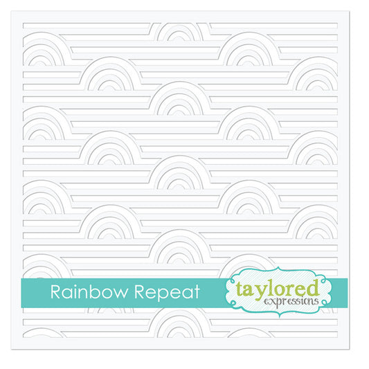 Rainbow Repeat Stencil