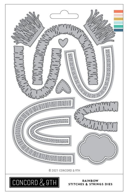 Rainbow Stitches & Strings Dies