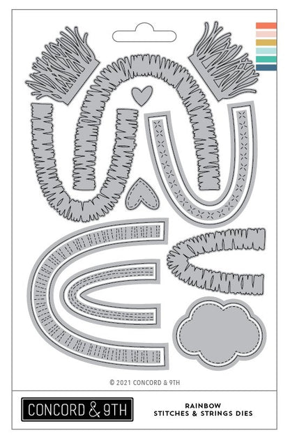 Rainbow Stitches & Strings Dies