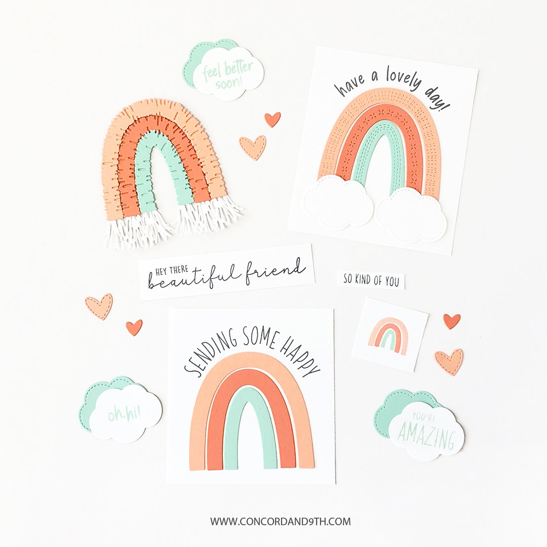 Rainbow Stitches & Strings Dies