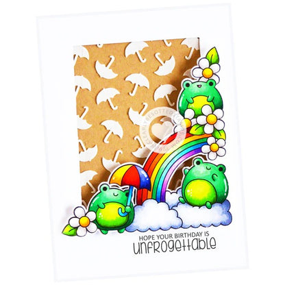 Rain Down Corners Stamp Set