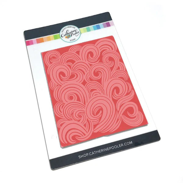 Ride the Wave Background Stamp