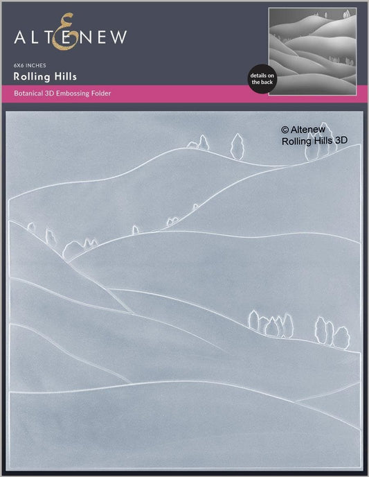 Rolling Hills Embossing Folder