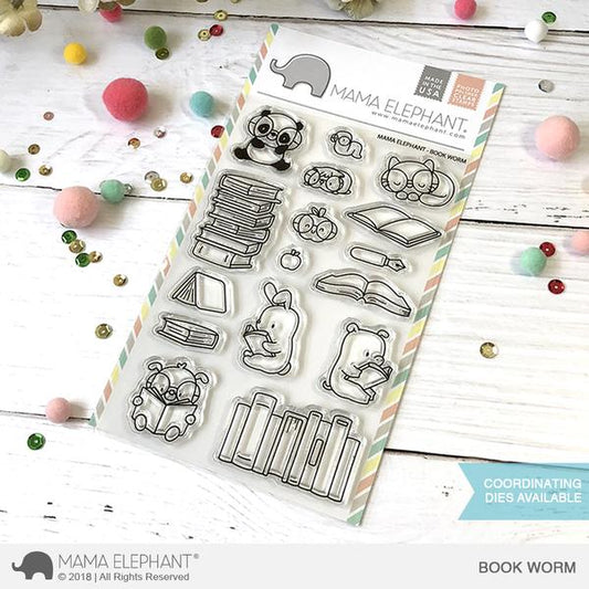 Book Worm Stamp Set
