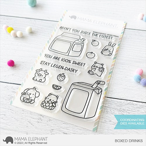 Boxed Drinks Stamp Set