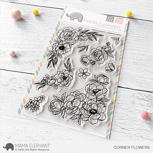 Corner Flowers Stamp Set