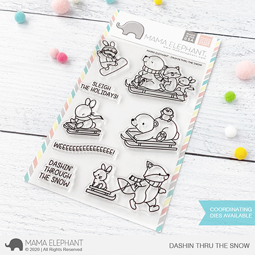 Dashin Thru The Snow Stamp Set