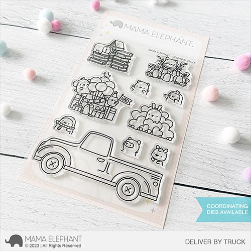 Deliver By Truck Stamp Set