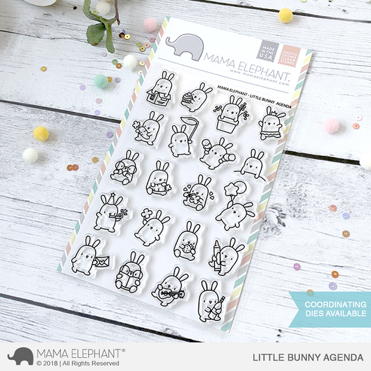 Little Bunny Agenda Stamp Set