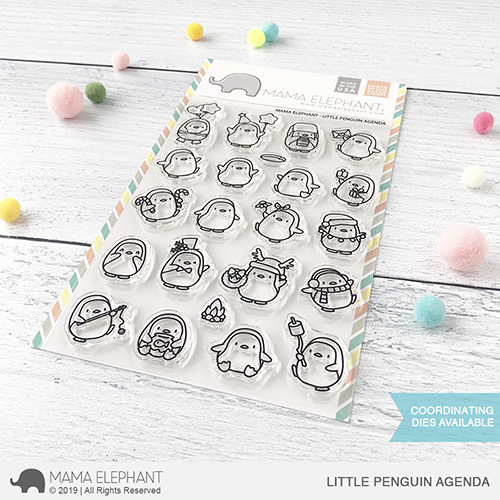 Little Penguin Agenda Stamp Set
