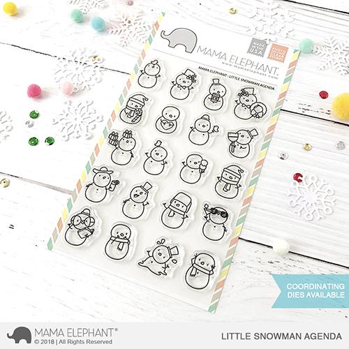 Little Snowman Agenda Stamp Set