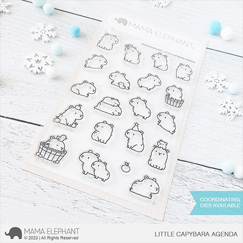 Little Capybara Agenda Stamp Set