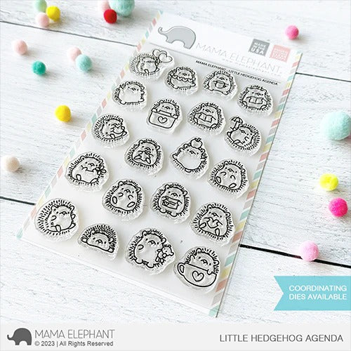 Little Hedgehog Agenda Stamp Set