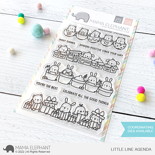 Little Line Agenda Stamp Set