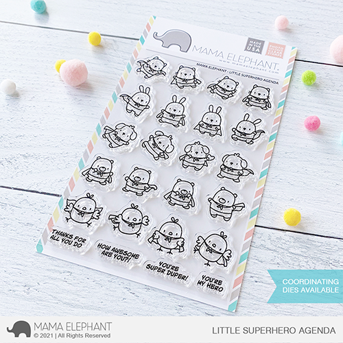 Little Superhero Agenda Stamp Set