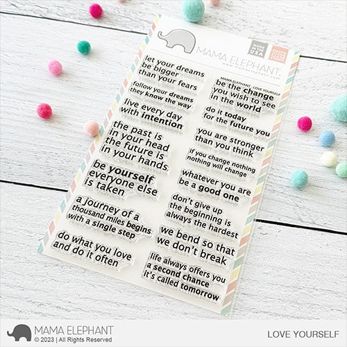 Love Yourself Stamp Set