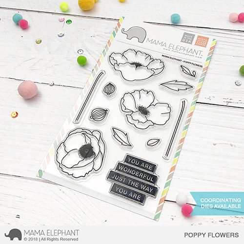 Poppy Flowers Stamp Set