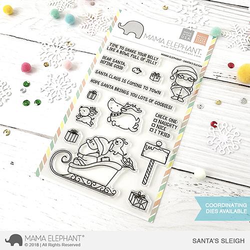 Santa's Sleigh Stamp Set