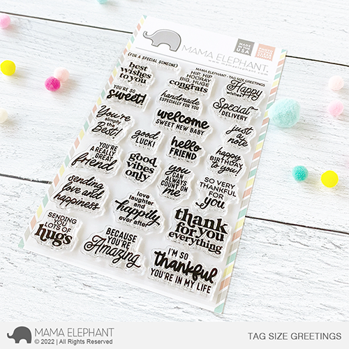 Tag Size Greetings Stamp Set