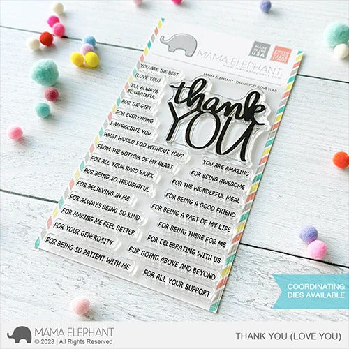 Thank You (Love You) Stamp Set