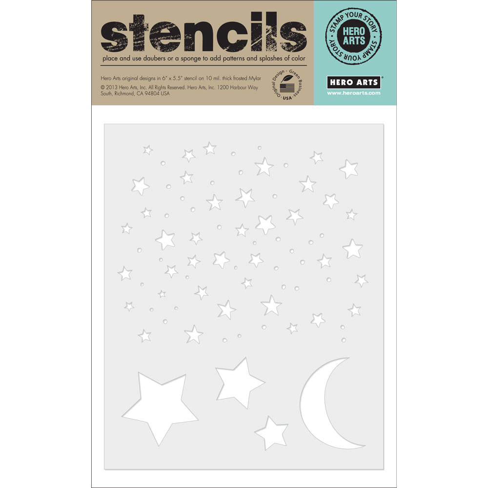 Stars Pattern Stencil