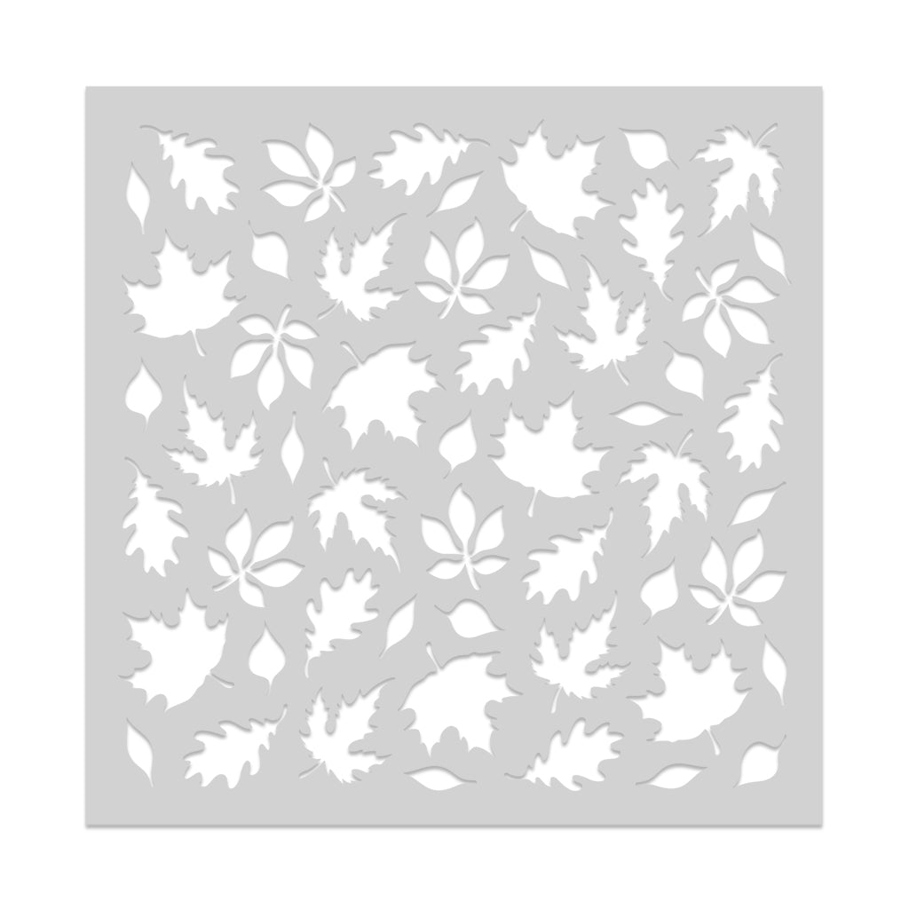 Fall Leaves Stencil