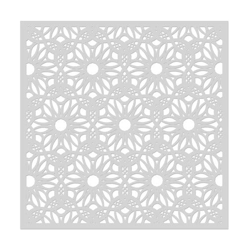 Lacy Floral Stencil