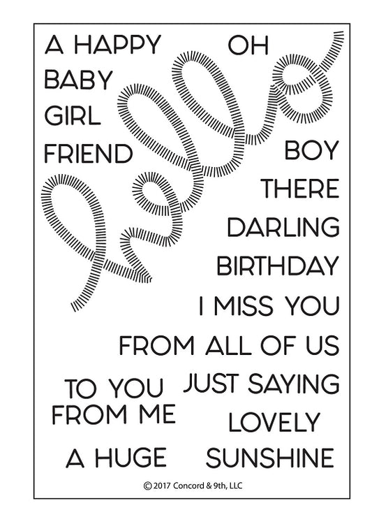 Say Hello Stamp Set