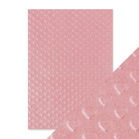 Embossed Cardstock 8.5 x 11 Blush Heartbeat