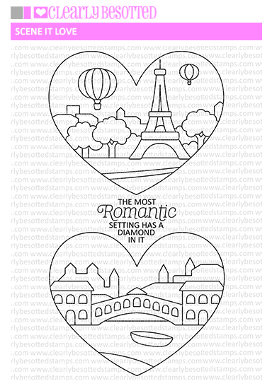 Scene It Love Stamp Set