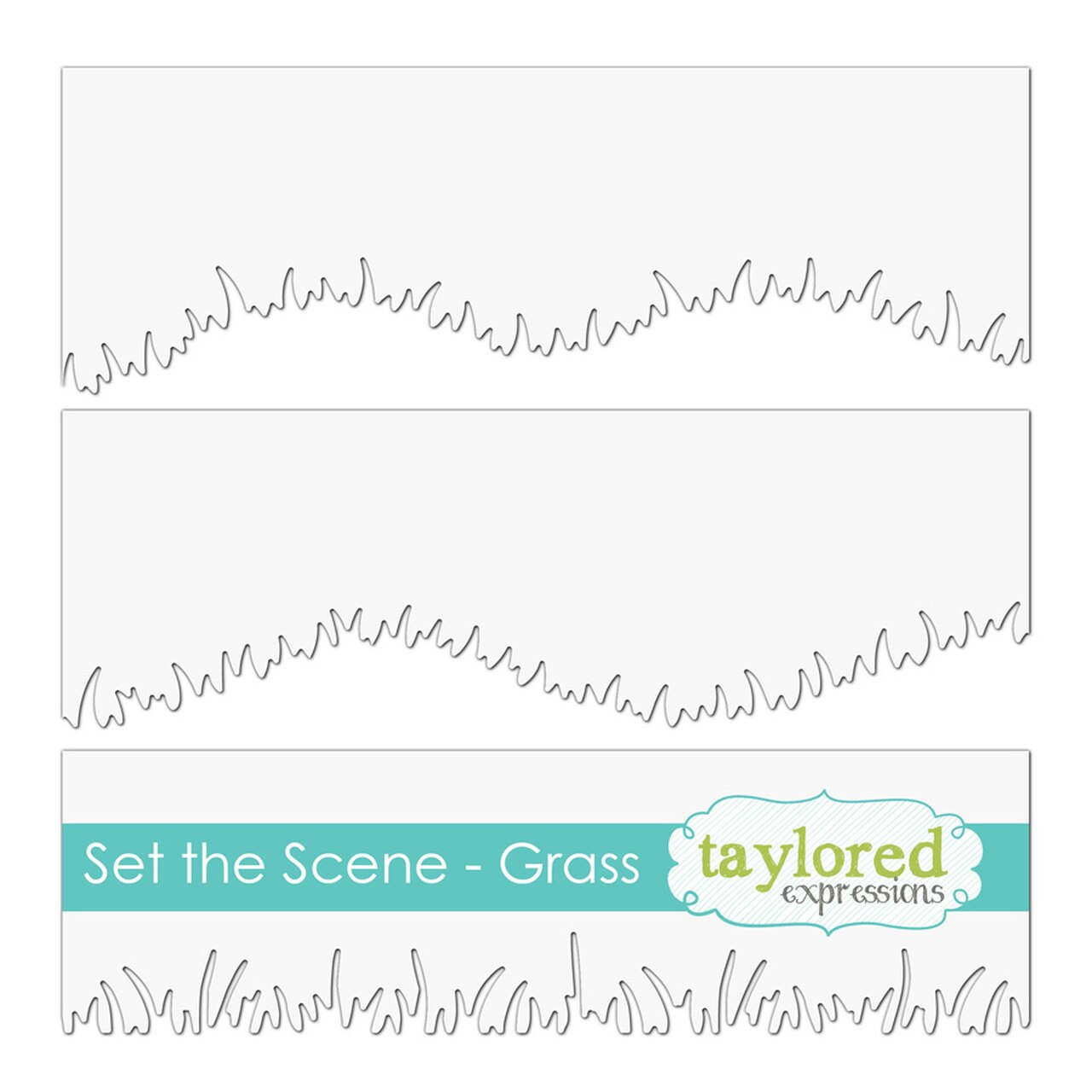 Set the Scene - Grass Stencil Strips