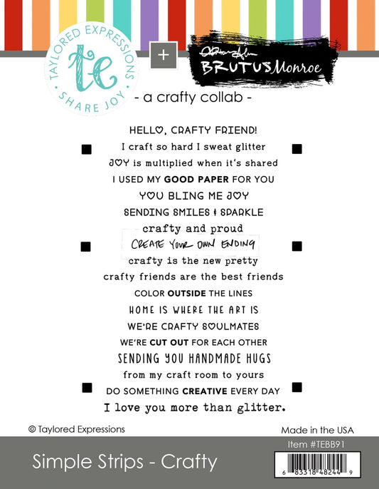 Simple Strips - Crafty Stamp Set