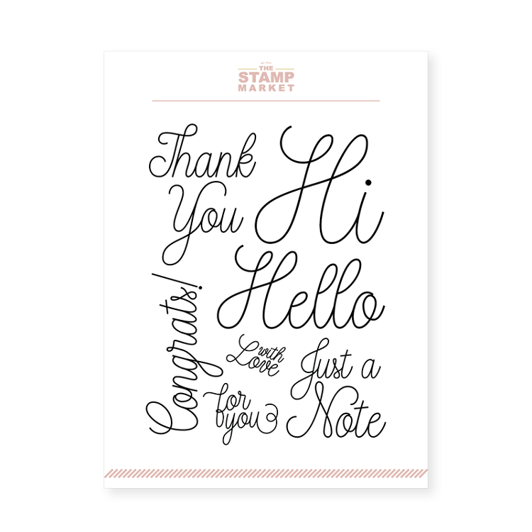 Simply Penned Stamp Set