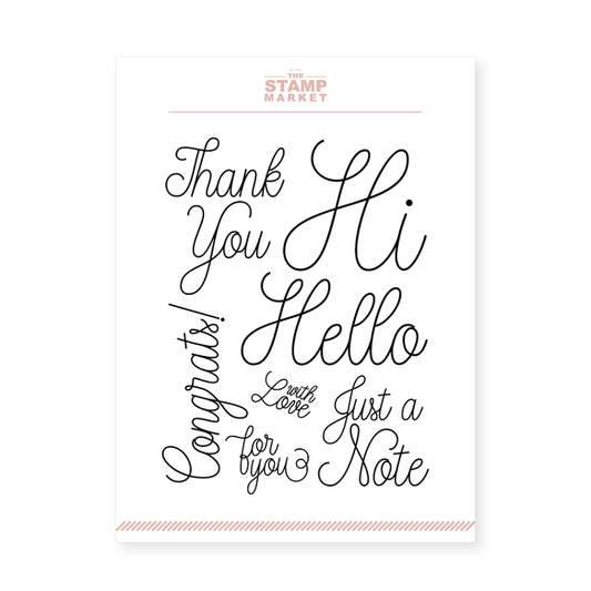 Simply Penned Stamp Set