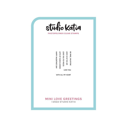 Mini Love Greetings Stamp Set