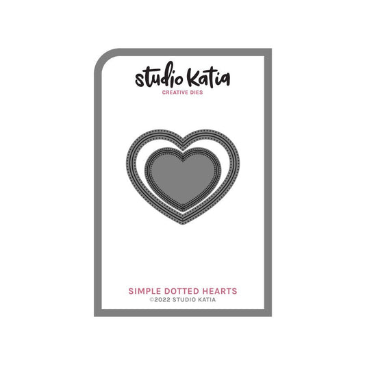 Simple Dotted Hearts Dies